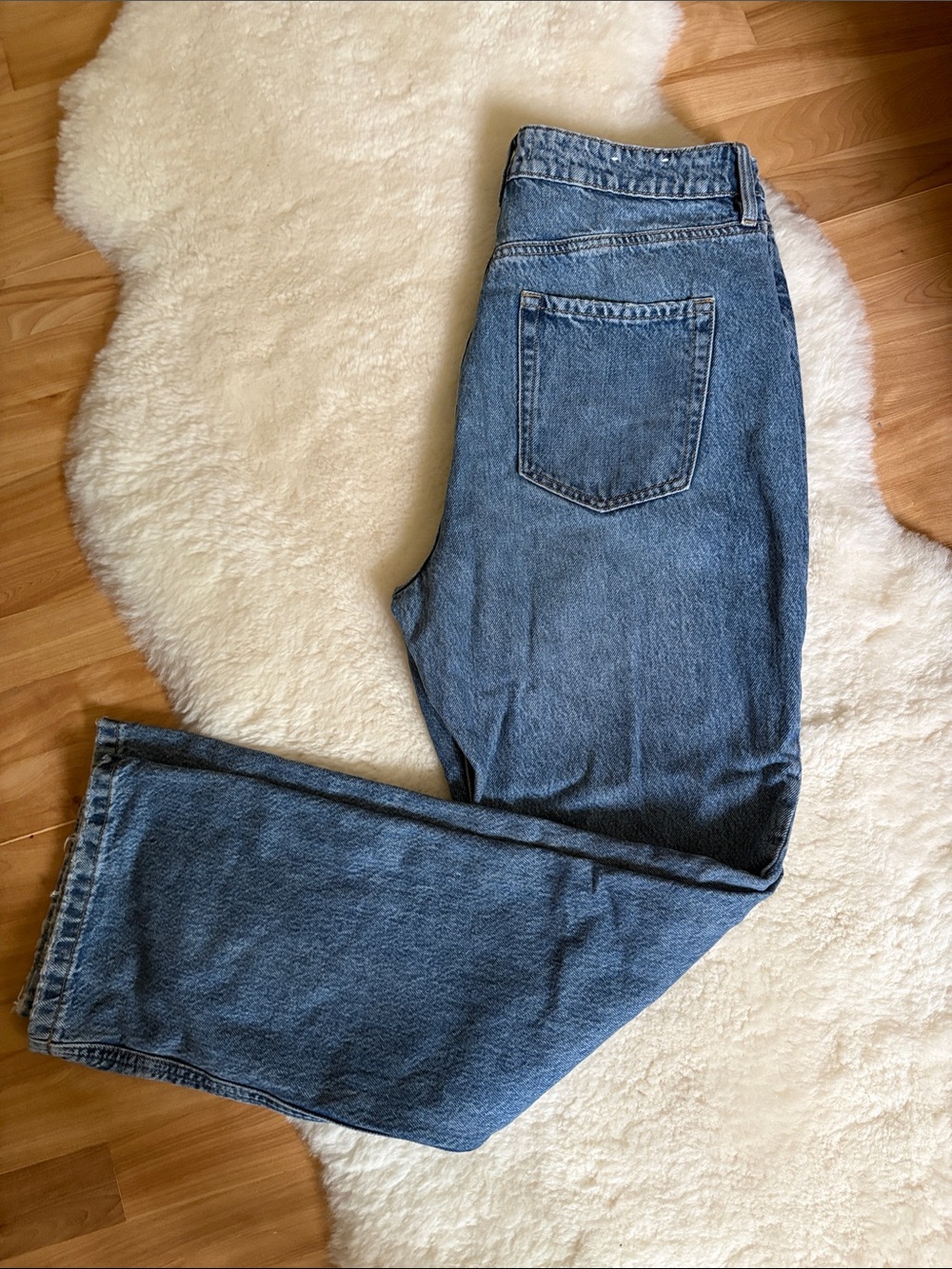 Dynamite Classic Medium Blue Straight-Leg Jeans